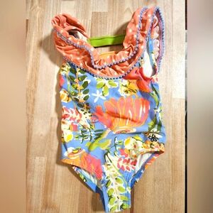 Matilda Jane Kids One-Piece Swimsuit in Blue, Coral, Green, Yellow